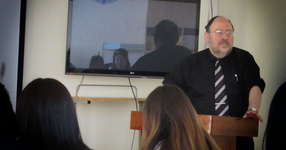 Arthur Frank teaches in Mongolia. June 2016.